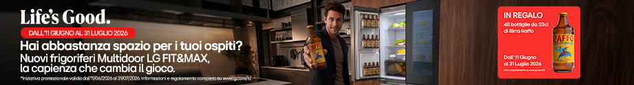 LG Multidoor FIT&MAX, vinci la birra